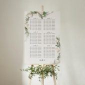 Poster Elégant Eucalyptus Greenery Mariage Seating Chart