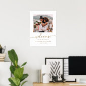 Poster Élégant Faire-Part de Mariage avec Calligraphie Do (Bureau à domicile)