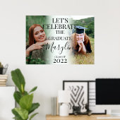 Poster Elégant Fêtons la 2e année Photo (Bureau à domicile)