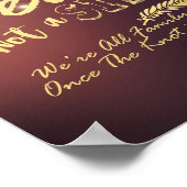 Poster Élégant Floral Choisir Un Siège Pas Un Panneau Mar (Coin)