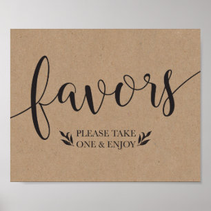 Poster Élégant floral Favorisant Mariage