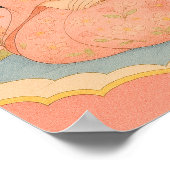 Poster Elegant Girl in Kimono - Style japonais Wall Art (Coin)