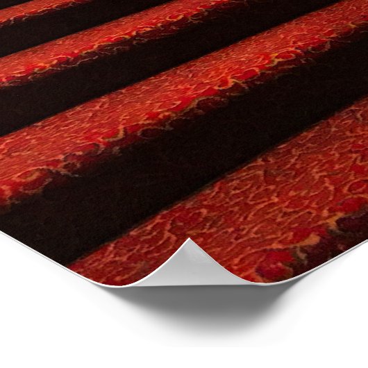 Poster Elégant grand escalier avec plafond en verre tendu (Coin)