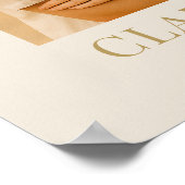 Poster Elegant Ivory Rehearsal Dinner Photo Wedding (Coin)