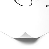 Poster Élégant J'Ai Trouvé Le Mariage One Quote (Coin)