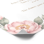 Poster Élégant jeu pour Baby Shower : devinez combien il (Coin)