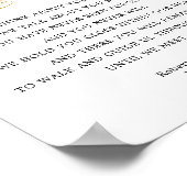 Poster Élégant Jusqu'À Ce Que Nous Nous Rencontrions À No (Coin)