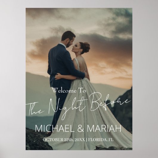 Poster Élégant La Nuit Avant Le Dîner De La Répétition Ph (Devant)