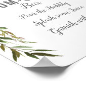 Poster Elégant Maman-osa Bar Bébé Sprinkle Douche (Coin)