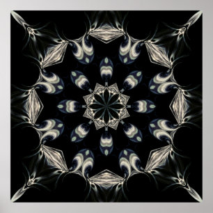 Poster Elégant Mandala