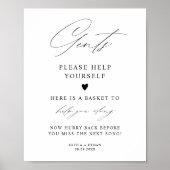 Poster Élégant Mariage de salle de bain Gents (Devant)