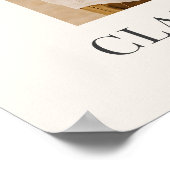 Poster Elegant Minimalist Photo Wedding Welcome  (Coin)