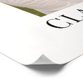 Poster Elegant Modern Photo Wedding Welcome  (Coin)