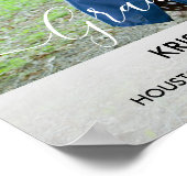 Poster Elégant Moderne Photo Graduation (Coin)