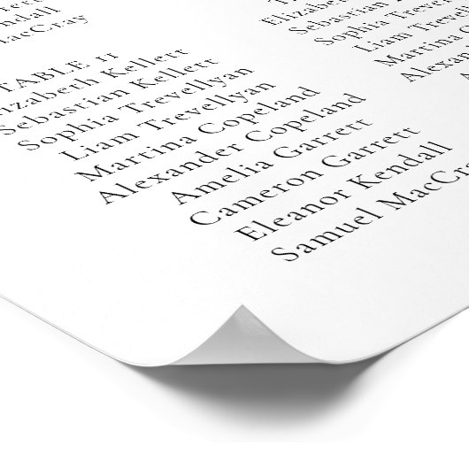 Poster Élégant Monogramme Crest Mariage de siège graphiqu (Coin)