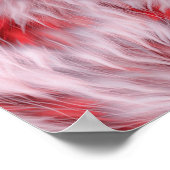 Poster Élégant Motif de fourrure souple Abstrait | (Coin)