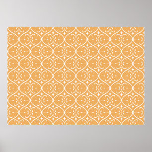 Poster Élégant Motif sans couture. Orie