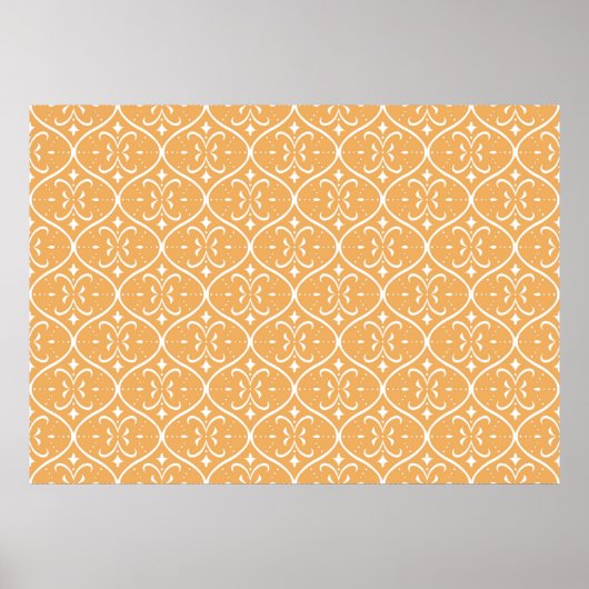 Poster Élégant Motif sans couture. Orie (Devant)