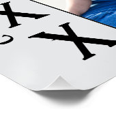 Poster Elégant Multi Photo 2025 Graduation Faire-part (Coin)