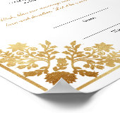 Poster Elegant Nikkah Certificate Muslim Islamic Wedding (Coin)