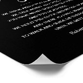 Poster Elégant Noir Jusqu'À Ce Que Nous Rencontrions De N (Coin)