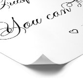 Poster Élégant, on peut danser | Symbole de calligraphie  (Coin)