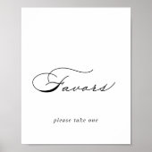 Poster Élégant panneau de calligraphie moderne pour cadea (Devant)
