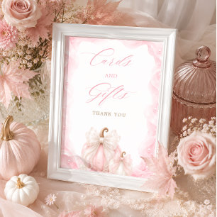 Poster Élégant Panneau de Table Cartes & Cadeaux Arc de C