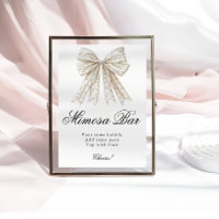 Elégant perles Fête des mariées de boue Mimosa Bar
