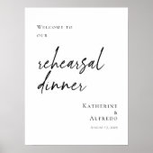 Poster Élégant Petit Déjeuner de répétition (Devant)