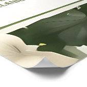 Poster Elégant plan de table de Mariage Ivy et invitation (Coin)