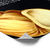 Poster Élégant plan de table de mariage sur la plage illu (Coin)