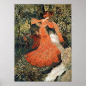 Poster Élégant près d'un printemps, Vintage (Devant)