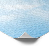 Poster Elégant quelque chose de bleu Fête des mariées Acc (Coin)