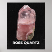 Poster Elegant Rose Quartz Crystal (Devant)