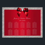 Poster Elégant Ruby Rouge, Mariage Parties scintillant ar<br><div class="desc">Elégante affiche scintillante Mariage avec un élégant arc rouge romantique et une jolie parties scintillant argent brillant. Tout le texte est entièrement personnalisable pour répondre à vos besoins. Si vous avez besoin d'aide pour customiser votre produit ou si vous souhaitez faire correspondre des produits, veuillez me contacter par l'intermédiaire de...</div>
