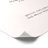 Poster Elégant Salon Floral Verdoyant (Coin)