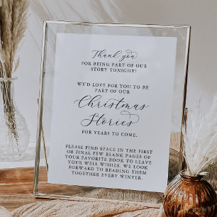 Poster Élégant scénario de Noël