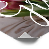 Poster Élégant Script Photo Graduation Party (Coin)