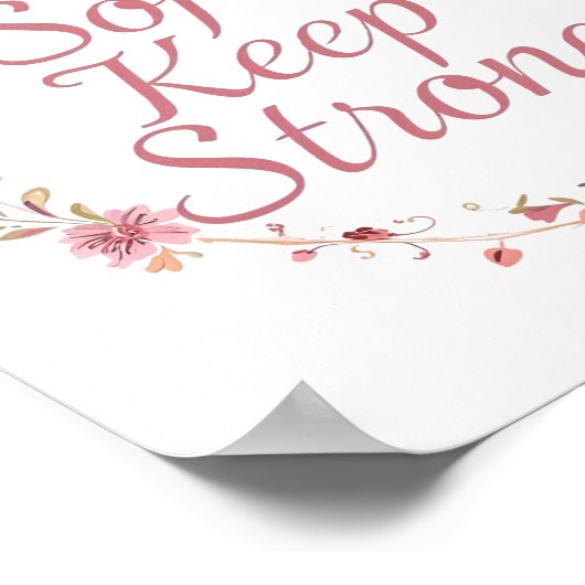 Poster Elegant Self Love and Resilience Saying (Coin)