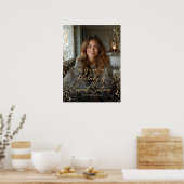 Poster Elégant signe d'anniversaire sweet sixteen (Cuisine)