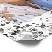 Poster Elegant Silver 25th Wedding Anniversary Welcome (Coin)