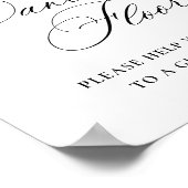 Poster Élégant Simple Minimaliste Dancing Feed Mariage Si (Coin)