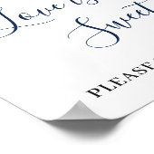 Poster Elégant tournesol Eucalyptus L'amour est Mariage d (Coin)