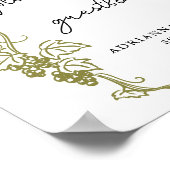 Poster Élégant vignoble | SIGNE Mariage D'Italie (Coin)