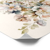 Poster Elegant Vintage Wildflower Artwork (Coin)