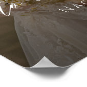 Poster Elegant wedding welcome photo  (Coin)