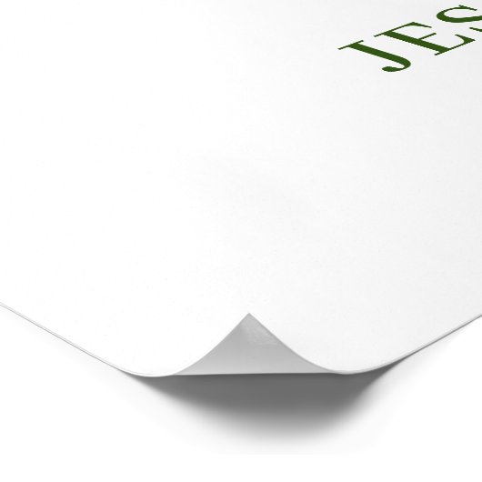 Poster Elegant White Orchid Bohemian Wedding Welcome Sign (Coin)