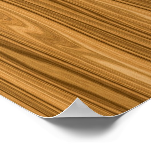 Poster Elegant Wood Grain (Coin)