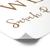 Poster Élégante 70e fête d'anniversaire surprise (Coin)